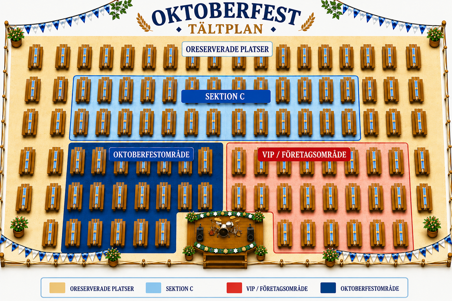 Oktoberfest seating map